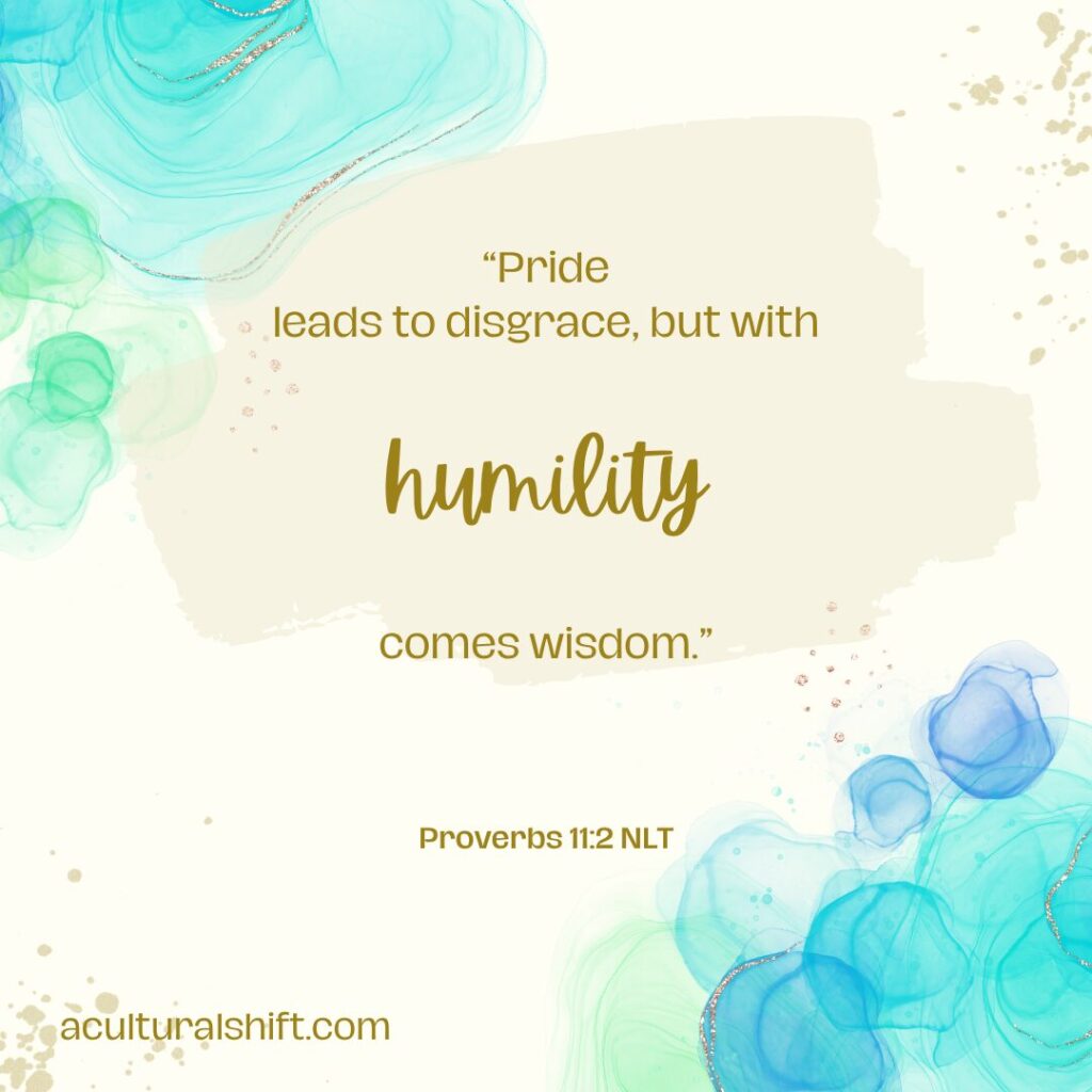 Pride and humilty