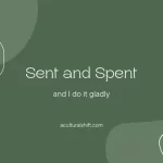 Sent and spent, and I do it gladly