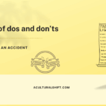 The list of dos and don’ts, how to avoid an accident